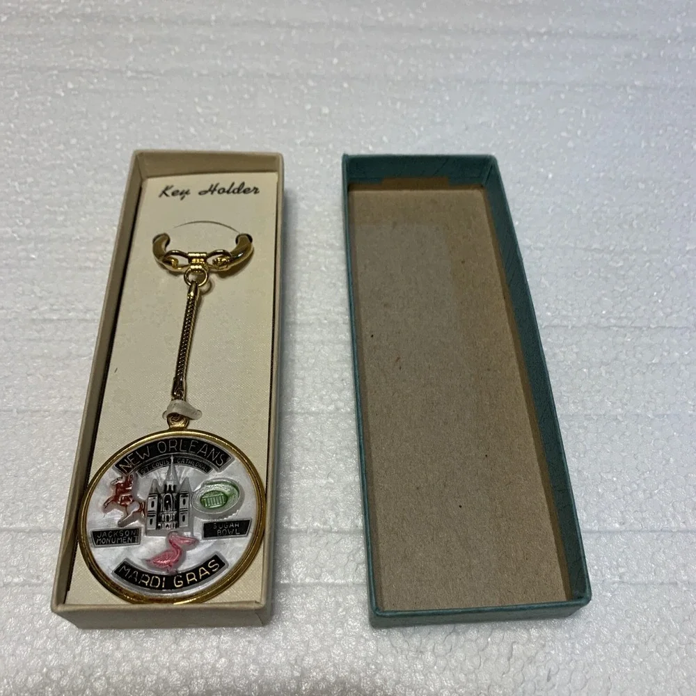 Old 1959 Advertising Mardi Gras Key Holder New Orleans, LA RARE